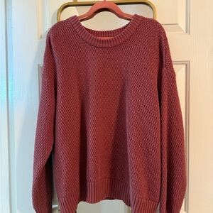 Pact Women's Sweater - Dusty Rose